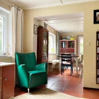 Wohnzimmermit Blick ins Esszimmer