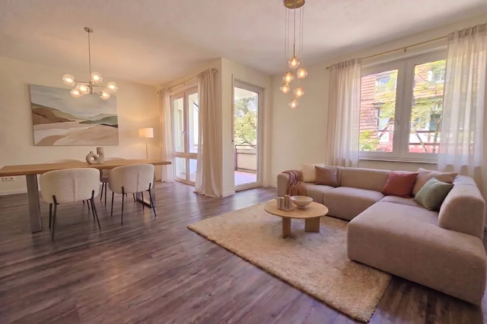 Virtuelles Home Staging Wohnzimmer